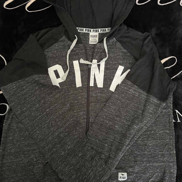 PINK Victoria's Secret Girls' Hoodies - Navy, Charcoal, Black - Picture 11 of 13